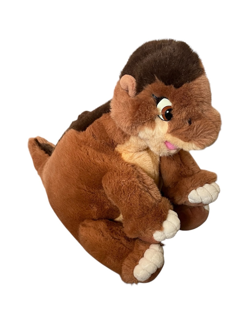 VTG 1988 Gund plush toy of the character Littlefoot from The Land Before Time